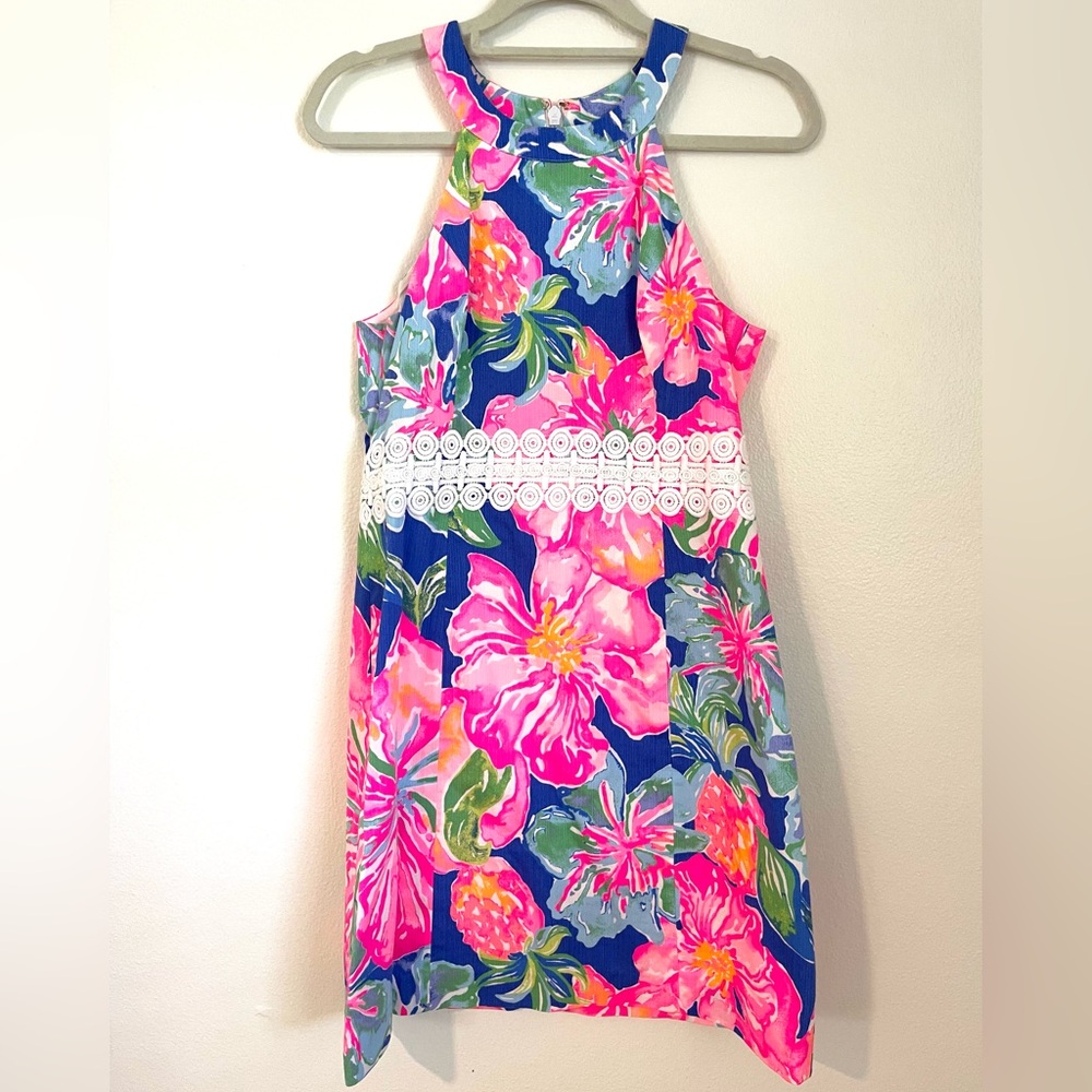 Lilly Pulitzer Multicolor Dress with Lace Accent